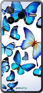 Силіконовий чехол Метелики для Xiaomi POCO F7 Pro - 6023u-4085 изображение 
