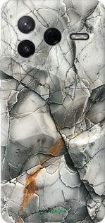 Силиконовый чехол Серый мрамор для Xiaomi Redmi K80 - 6041u-4148 изображение 