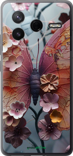 Силіконовий чехол Fairy Butterfly для Xiaomi Redmi K80 - 6048u-4148 изображение 