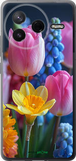 Силіконовий чехол Весняні квіти для Xiaomi Redmi K80 - 6058u-4148 изображение 