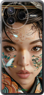 Силиконовый чехол Взгляд души самурая для Xiaomi Redmi K80 - 6076u-4148 изображение 