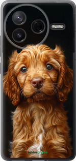 Силиконовый чехол Cocker spaniel на черном фоне для Xiaomi Redmi K80 - 6137u-4148 изображение 