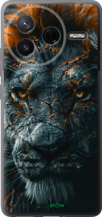 Силиконовый чехол Пламенный лев для Xiaomi Redmi K80 - 6153u-4148 изображение 