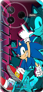 Силіконовий чехол Соник для Xiaomi Redmi K80 - 6284u-4148 изображение 