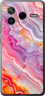 Силиконовый чехол Мрамор 2 для Xiaomi Redmi K80 - 6307u-4148 изображение 