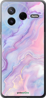 Силиконовый чехол Нежный мрамор для Xiaomi POCO F7 Pro - 6310u-4085 изображение 