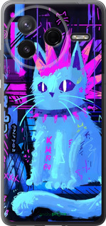 Силиконовый чехол Кот панк для Xiaomi Redmi K80 - 6311u-4148 изображение 