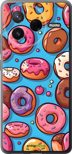 Силиконовый чехол Пончики для Xiaomi POCO F7 Pro - 6318u-4085 изображение 