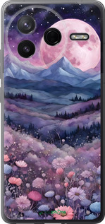 Силиконовый чехол Ночь луна арт для Xiaomi Redmi K80 - 6319u-4148 изображение 