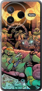 Силиконовый чехол Черепашки нинзя для Xiaomi Redmi K80 - 6346u-4148 изображение 