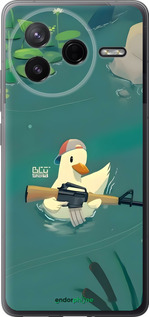 Силиконовый чехол Уточка с автоматом для Xiaomi Redmi K80 - 6356u-4148 изображение 