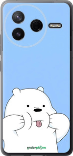 Силиконовый чехол Милый мишка для Xiaomi Redmi K80 - 6357u-4148 изображение 