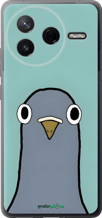 Силиконовый чехол Голубь для Xiaomi POCO F7 Pro - 6388u-4085 изображение 