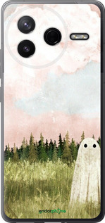 Силиконовый чехол Привидение для Xiaomi Redmi K80 - 6401u-4148 изображение 