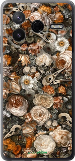 Силиконовый чехол В стиле барокко-мрачный для Xiaomi Redmi K80 - 6404u-4148 изображение 