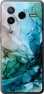 Силіконовий чехол З абстрактним малюнком барвисті Солоні береги для Xiaomi Redmi K80 - 6405u-4148 изображение 