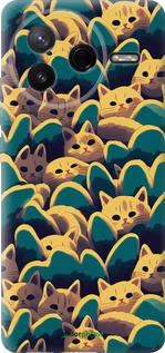 Силиконовый чехол С изображением кошек для Xiaomi Redmi K80 - 6429u-4148 изображение 