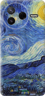 Силиконовый чехол «Звездная ночь» Винсента Ван Гога для Xiaomi Redmi K80 - 6433u-4148 изображение 