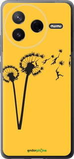 Силиконовый чехол Минимализм одуванчики для Xiaomi Redmi K80 - 6449u-4148 изображение 
