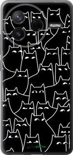 Силиконовый чехол С изображением кошек для Xiaomi POCO F7 Pro - 6470u-4085 изображение 