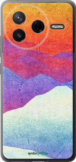 Силиконовый чехол Горный закат для Xiaomi Redmi K80 - 6479u-4148 изображение 