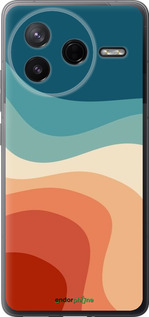 Силиконовый чехол В стиле ретро с волнами для Xiaomi Redmi K80 - 6531u-4148 изображение 