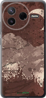 Силиконовый чехол С изображением лунного пейзажа в ночном лесу для Xiaomi Redmi K80 - 6546u-4148 изображение 