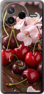 Силиконовый чехол Вишня в шоколаде для Xiaomi Redmi K80 - 6698u-4148 изображение 