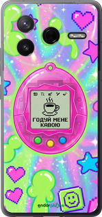 Силиконовый чехол Y2K Aesthetic Retro Pet: Годуй мене кавою для Xiaomi Redmi K80 - 6784u-4148 изображение 