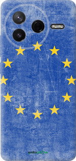 Силиконовый чехол Евросоюз 4 для Xiaomi POCO F7 Pro - 765u-4085 изображение 
