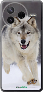 Силиконовый чехол Бегущий волк для Xiaomi POCO F7 Pro - 826u-4085 изображение 