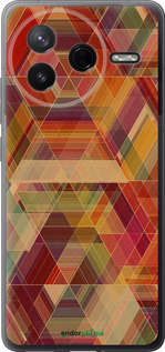 Силіконовий чехол Геометричний візерунок для Xiaomi POCO F7 Pro - 904u-4085 изображение 