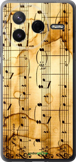 Силіконовий чехол Ноти для Xiaomi Redmi K80 - 905u-4148 изображение 