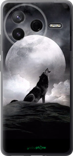 Силіконовий чехол Вовк, що виє для Xiaomi Redmi K80 - 934u-4148 изображение 