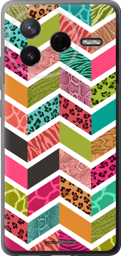 Силіконовий чехол Шеврон v3 для Xiaomi POCO F7 Pro - 1058u-4085 изображение 