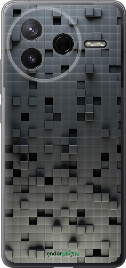 Силиконовый чехол Кубики для Xiaomi Redmi K80 - 1061u-4148 изображение 