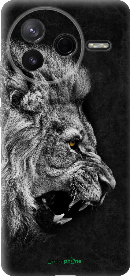 Силиконовый чехол Лев для Xiaomi POCO F7 Pro - 1080u-4085 изображение 