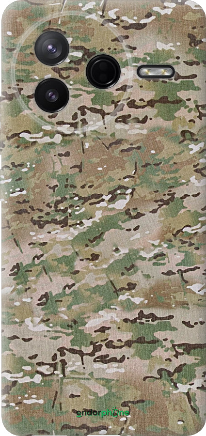 Силиконовый чехол Камуфляж v5 для Xiaomi Redmi K80 - 1201u-4148 изображение 
