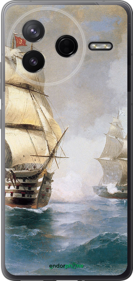 Силіконовий чехол Айвазовський. Кораблі для Xiaomi POCO F7 Pro - 160u-4085 изображение 