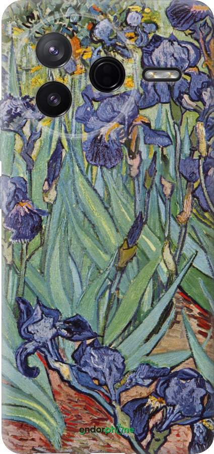 Силіконовий чехол Вінсент Ван Гог. Іриси для Xiaomi Redmi K80 - 161u-4148 изображение 