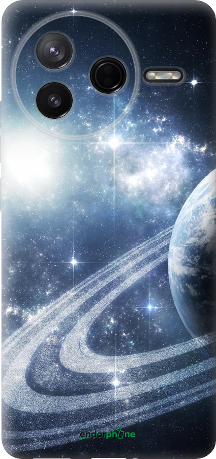 Силіконовий чехол Кільця Сатурна для Xiaomi POCO F7 Pro - 173u-4085 изображение 