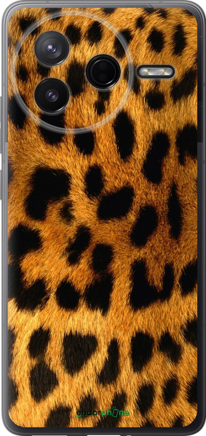 Силиконовый чехол Шкура леопарда для Xiaomi POCO F7 Pro - 238u-4085 изображение 