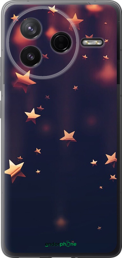 Силиконовый чехол Падающие звезды для Xiaomi Redmi K80 - 3974u-4148 изображение 