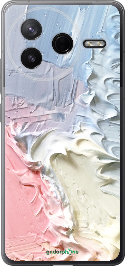 Силиконовый чехол Пастель v1 для Xiaomi POCO F7 Pro - 3981u-4085 изображение 