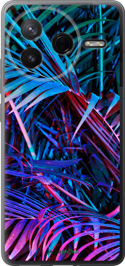 Силиконовый чехол Папоротник под ультрафиолетом для Xiaomi Redmi K80 - 4069u-4148 изображение 
