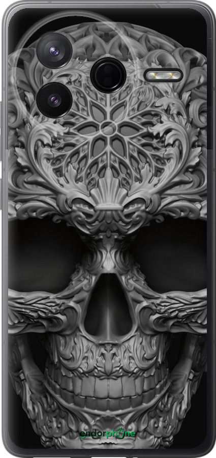 Силіконовий чехол skull-ornament для Xiaomi Redmi K80 - 4101u-4148 изображение 
