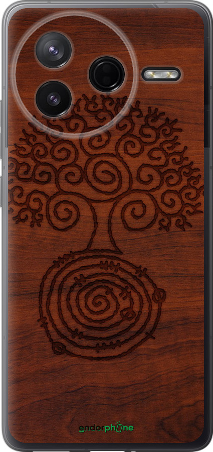 Силіконовий чехол Візерунок дерева для Xiaomi Redmi K80 - 4119u-4148 изображение 
