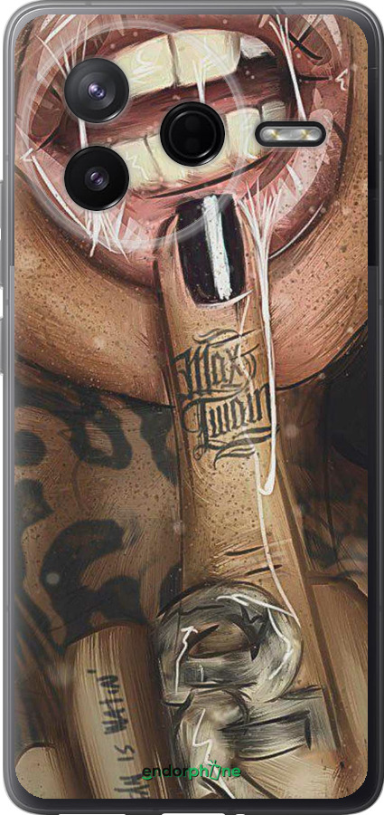 Силіконовий чехол Swag-girl для Xiaomi Redmi K80 - 4124u-4148 изображение 