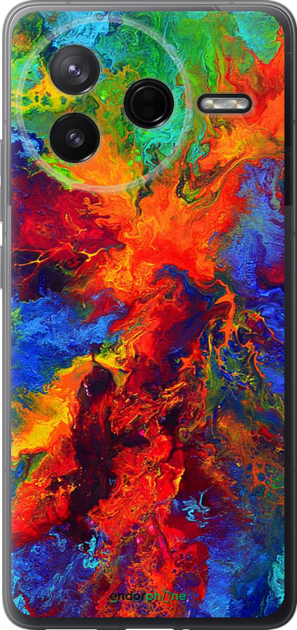 Силиконовый чехол Акварель на холсте для Xiaomi Redmi K80 - 4150u-4148 изображение 