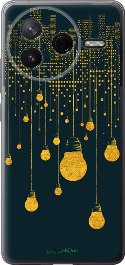 Силиконовый чехол Иллюстрация ночного города для Xiaomi Redmi K80 - 4162u-4148 изображение 